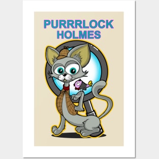 Purrlock Holmes Posters and Art